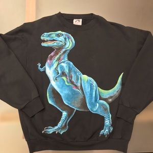 Vintage dinosaur crew neck
